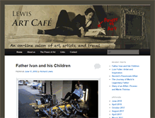 Tablet Screenshot of lewisartcafe.com